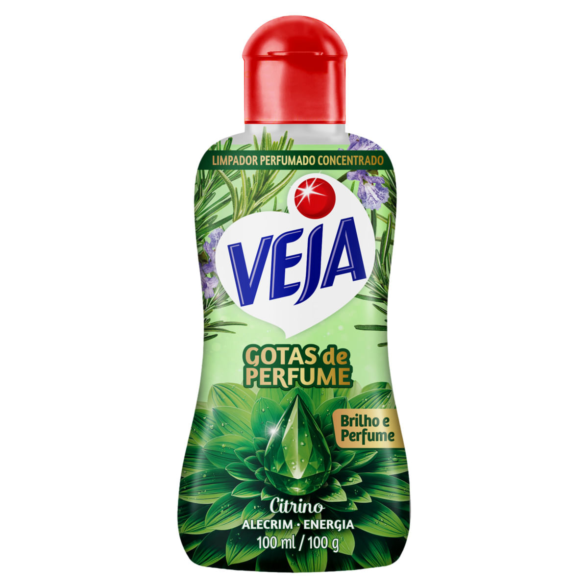 Limpador Concentrado Veja Gotas Perfume Citrino 100Ml