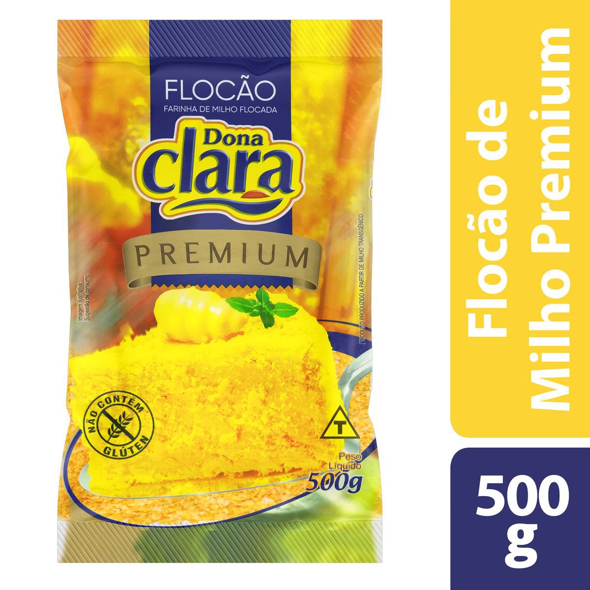 Flocão De Milho Dona Clara 500g
