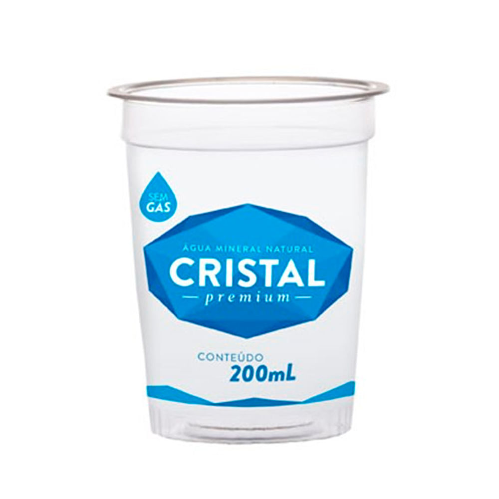 Água Sem Gás Cristal 200Ml