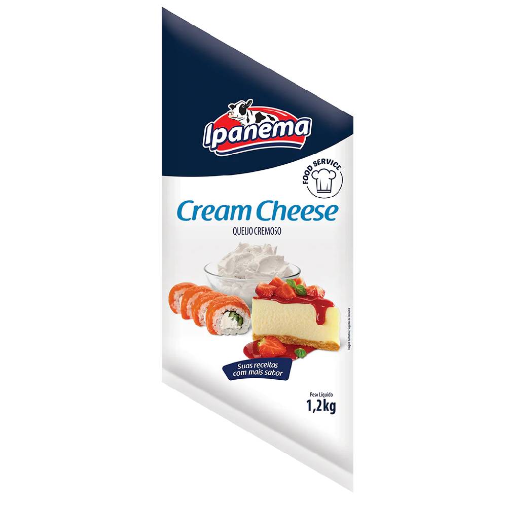 Cream Cheese Ipanema Embalagem 1,2Kg