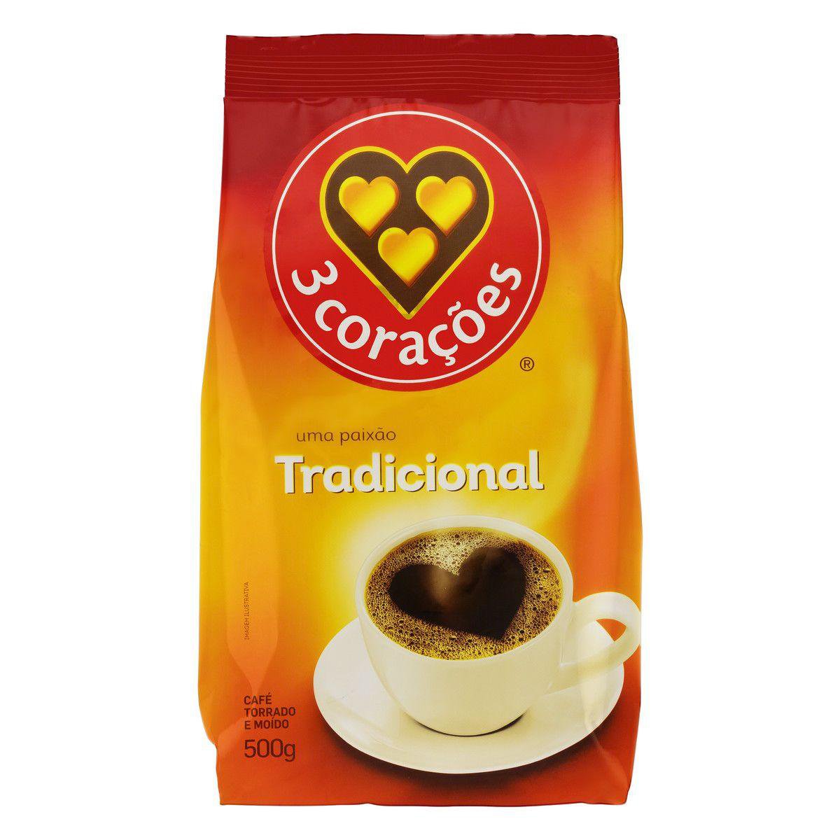 Café 3 Corações 500g Tradicional