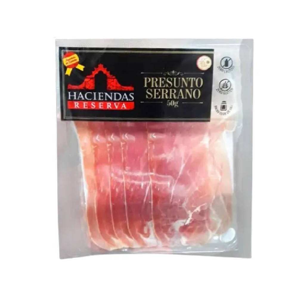 Presunto Serrano Fatiado Haciendas 50g